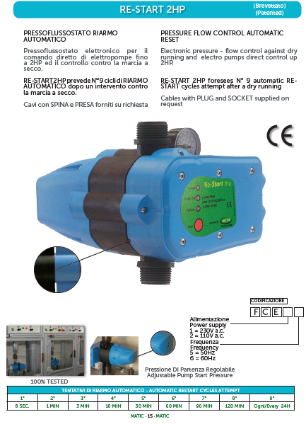 MATIC PRESSOFLUSSOSTATO