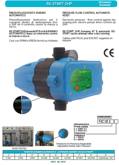 MATIC PRESSOFLUSSOSTATO